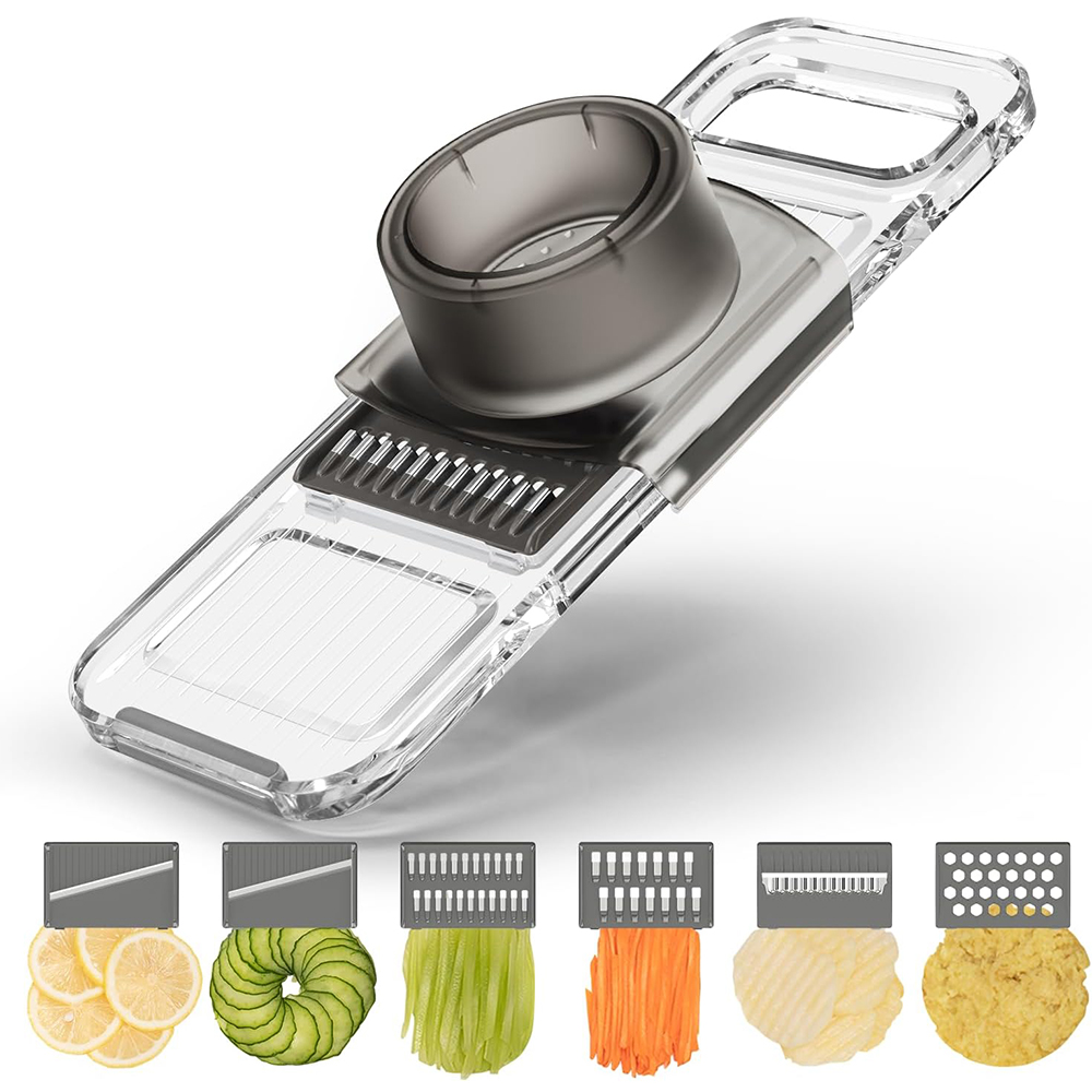 Mandoline Slicer Guard - LMETJMA 6 in 1 다기능 만돌린