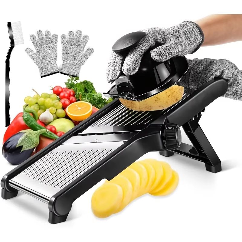 Mandoline Slicer Guard - 스테인리스 스틸 만돌린 슬라이서 5개의 칼날