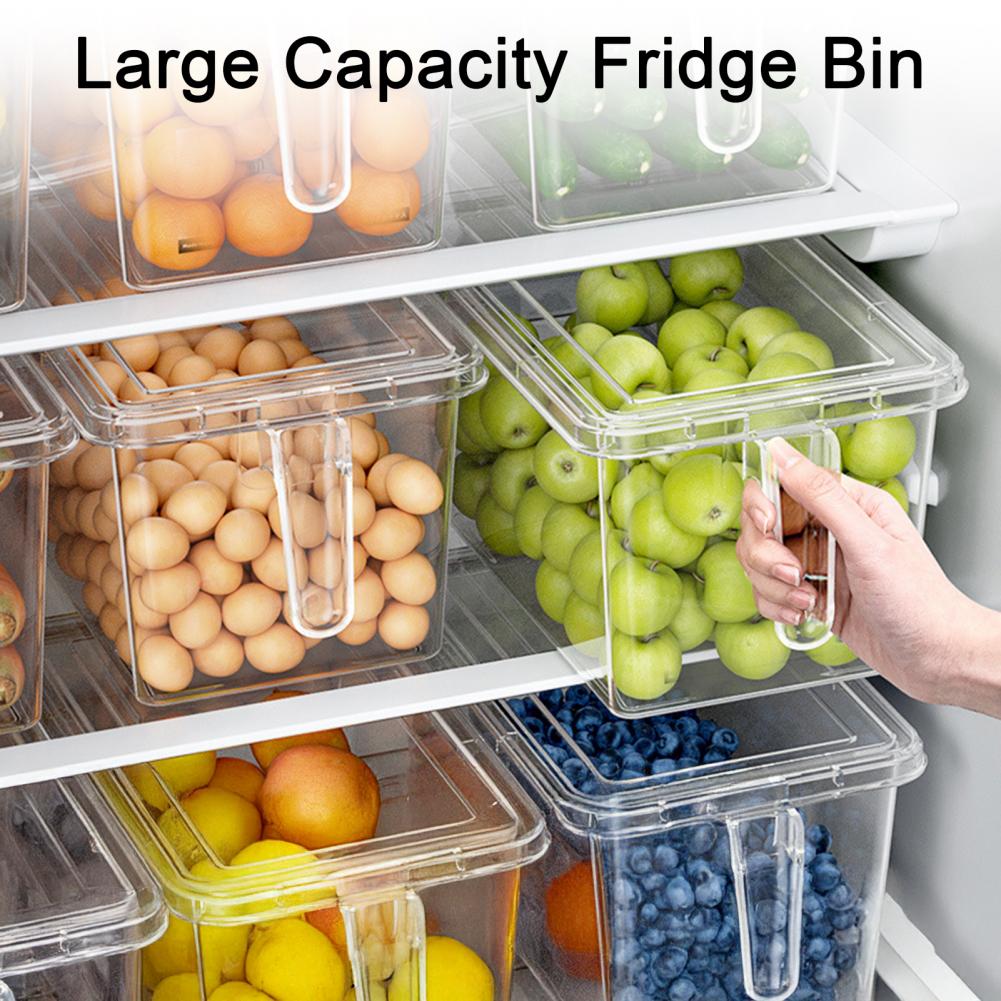 뚜껑이 있는 투명 냉장고 보관함, 과일, 채소, 식사  - Meal Prep Veggie 리뷰 및 가격
