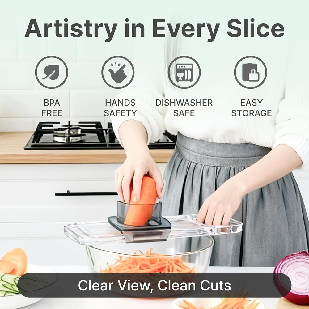 LMETJMA 6 in 1 다기능 만돌린 슬라이서 핸드 - Mandoline Slicer Guard 리뷰 및 가격