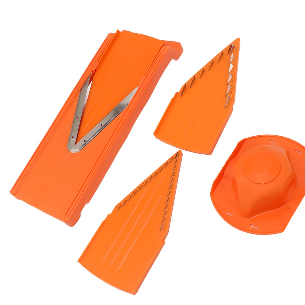 ABS 만돌린 커터 오렌지색 스테인리스 스틸 칼날 야채 - Mandoline Slicer Guard 리뷰 및 가격