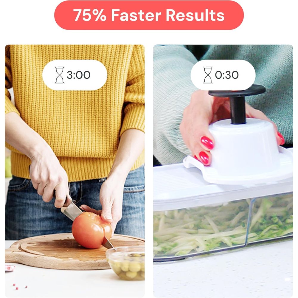 야채 다지기 - 뚜껑이 있는 다지기 및 슬라이서 - 용 - Meal Prep Veggie 리뷰 및 가격